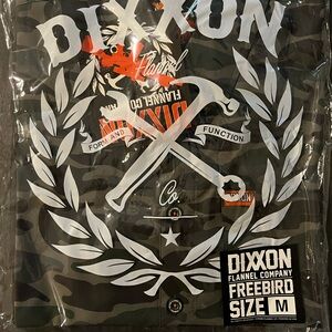 Mens Dixxon Flannel short sleeve party shirt - Freebird (M) BNIB